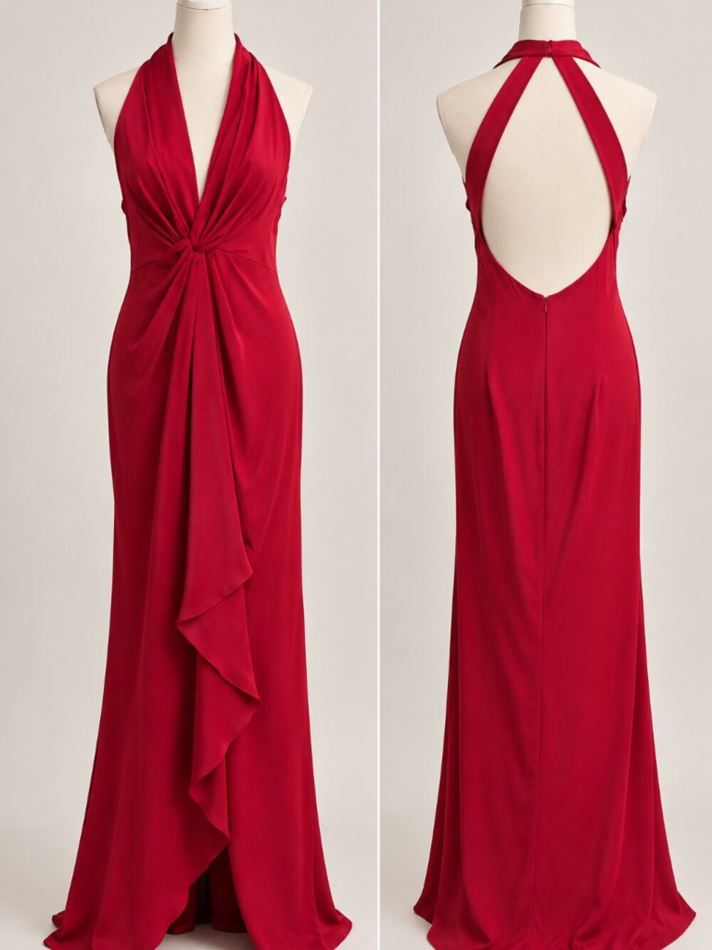 Jill Stuart elegant deep red evening gown, women’s size 6
